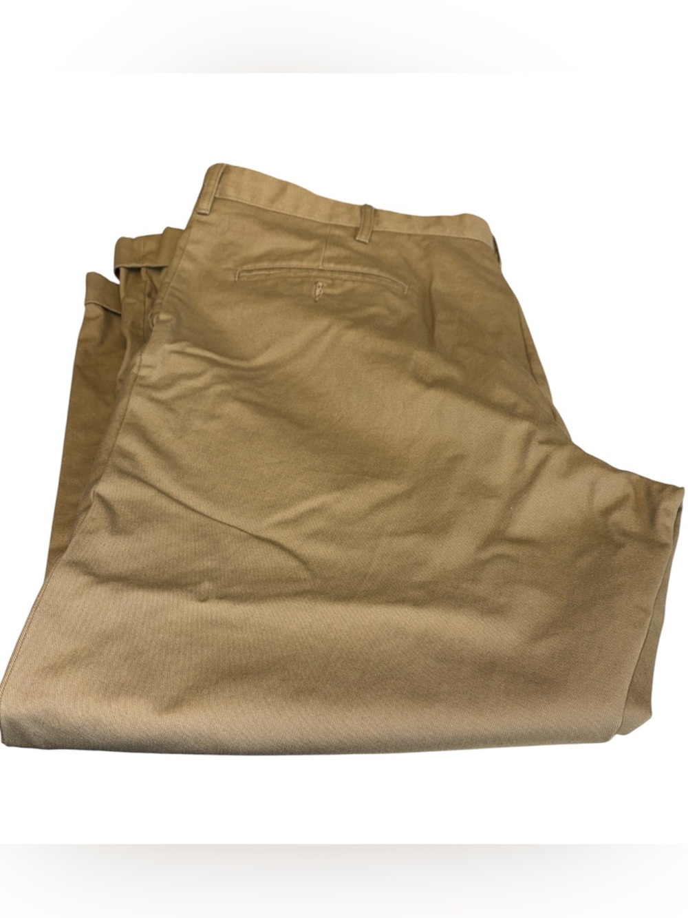 Dockers Men's Chino Pants D3 style line cuffed ankle button/zipper Size 42X30